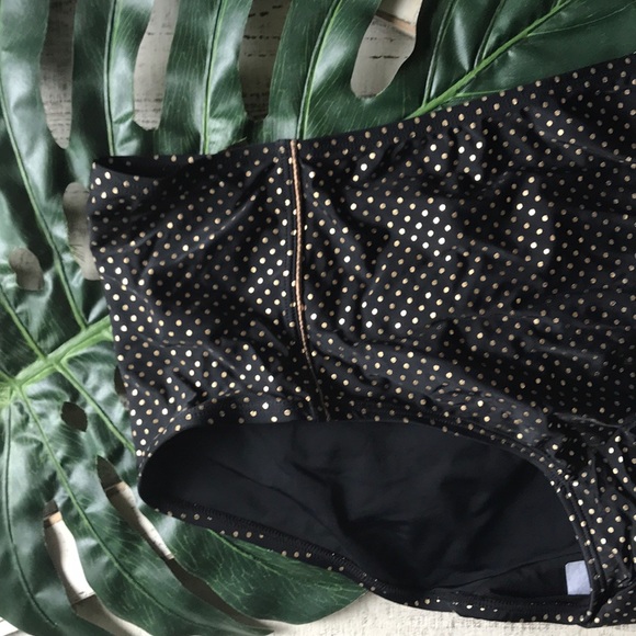 Lane Bryant Cacique swimsuit bottom NWOT 22 dots - Picture 2 of 6